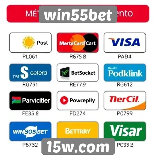 Métodos de pagamento aceitos no win55bet
